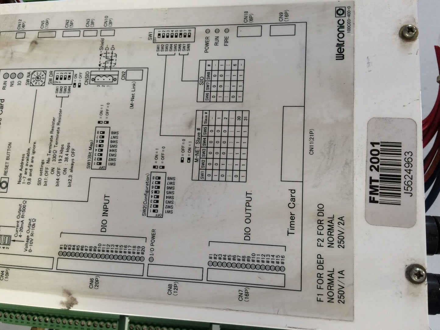 Weltronic H70-T02a, Wtc A2-1225-30,S430-V1.2 Inverter Welding Timer,Ee,Fb