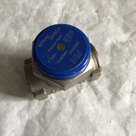 New 1" Npt Spirax Sarco Td 52 Steam Trap Cool Blue Thermo Dynamic Valve Td52,Am