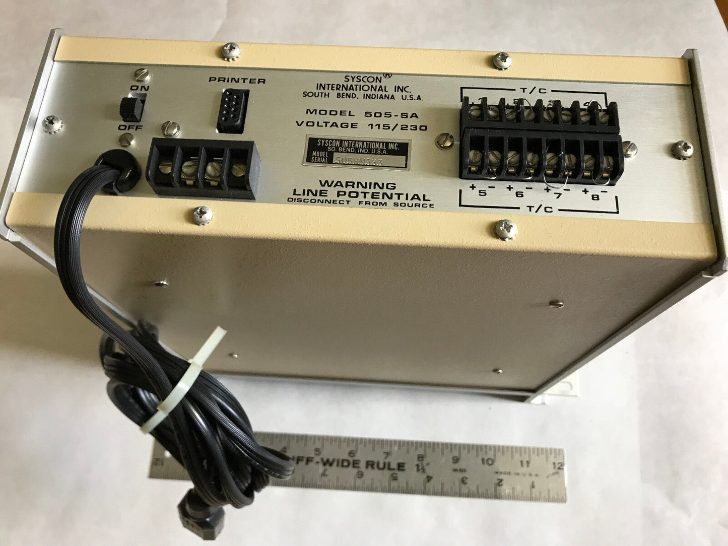 505-Sa Syscon Digital Temperature Indicator ,Syscon 505-Sa,Ab
