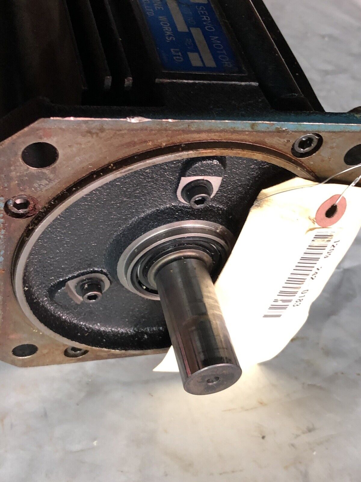 Toyoda 20Bm090bxdt0,Servo Motor,Sanyo Denki R12a831802,Shaft Dia. 7/8",Ck