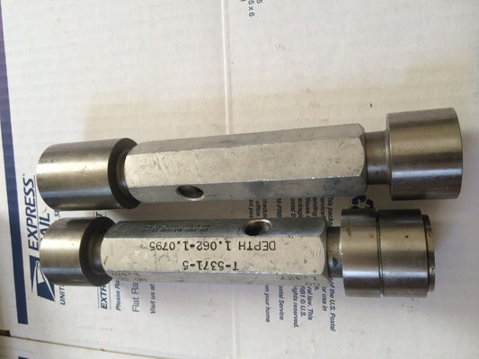 Used Go No Go Gage Plug Guage 1.327, 1.332 Inspection Gage Bo9-2