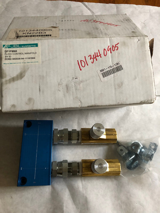 New Jbl Systems Df1fm68 Flow Control Manifold. 3/4" Id. 003371004,Jbl Am4-12,Am