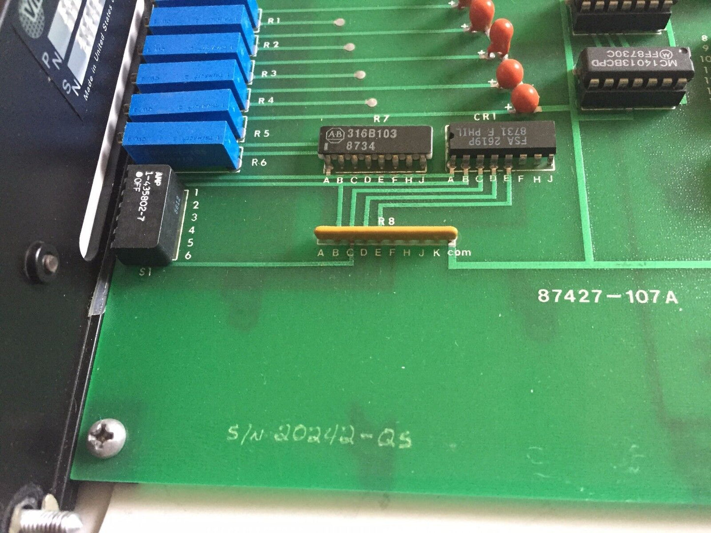 Vitec 53266-1,Vitec 87427-107A Relay Module Pcb Board,Ed