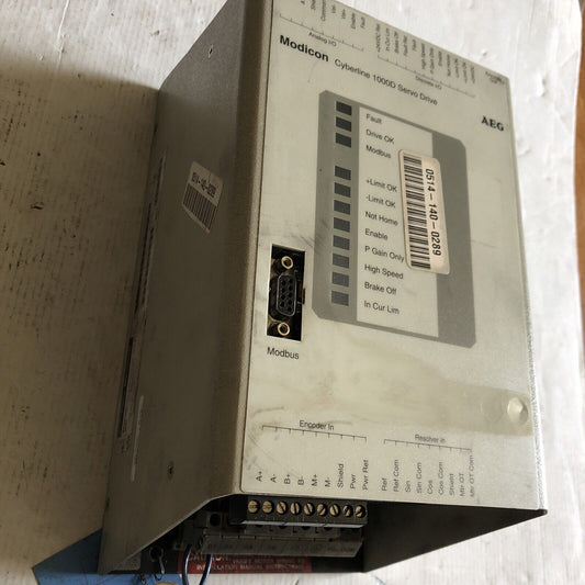 Aeg Modicon Dr-D020-001 Cyberline 1000D Servo Drive As-012B-202, Aeg,Eb