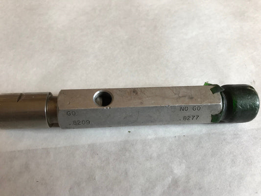 The Pipe Machinery 8209,8277 Go No Go Plug Gauge Inspection Gage .8209 .8277,Ag