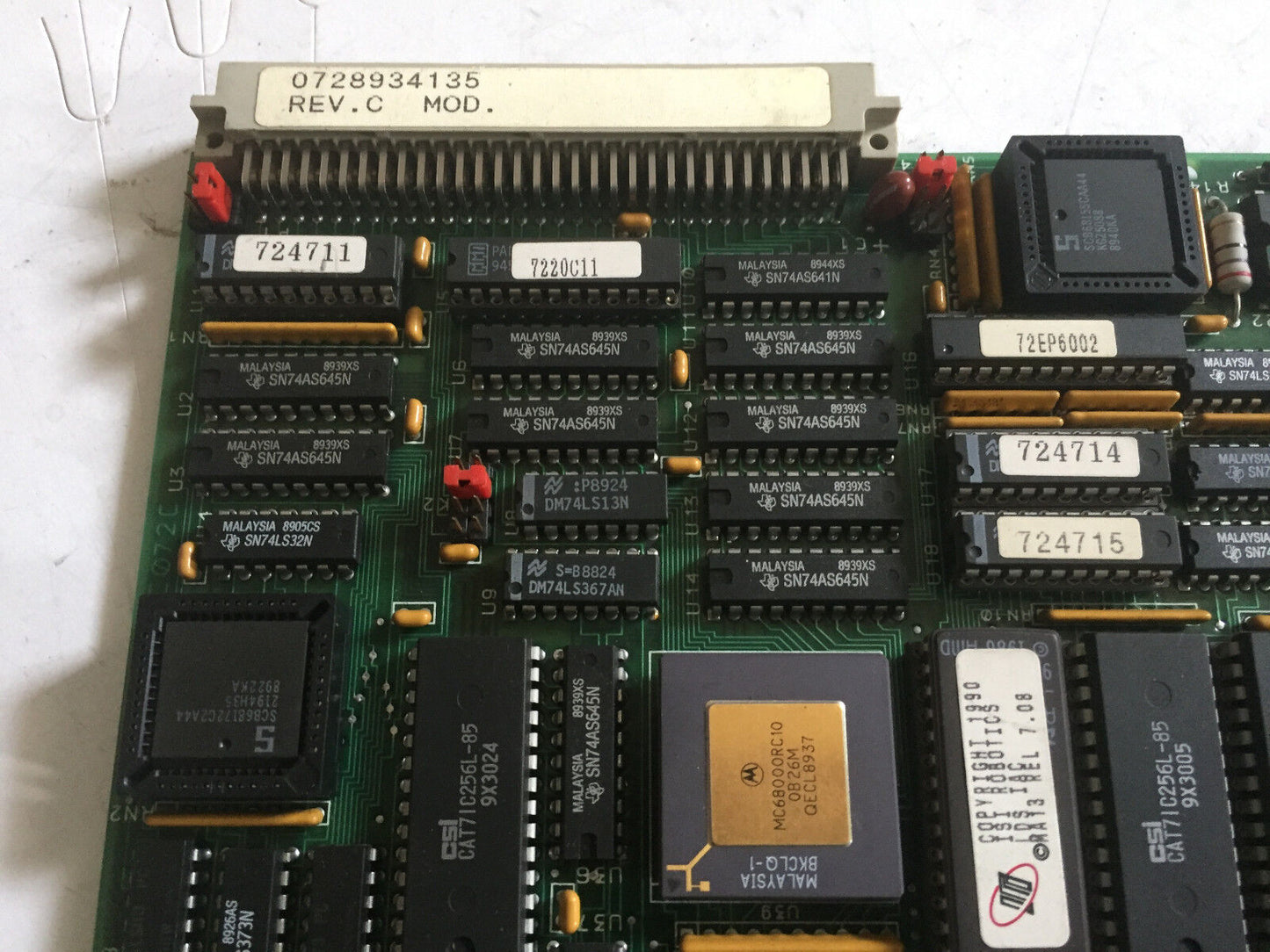 Isi Pc072c,Isi Iac 8000,Robotics A6a72-1I,Pc021a Norgren  Module,Cz