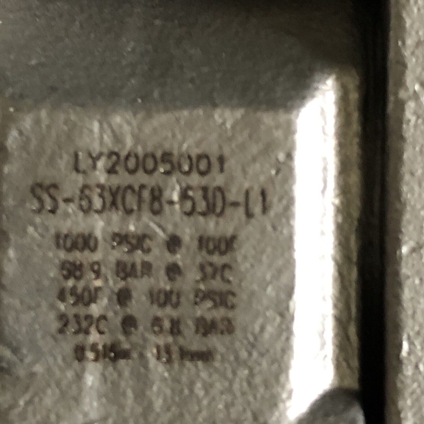 Honeywell 12Cx200 1220Limit Switch,Swagelok 153 Da Actuat,Ss-63Xcf8-530-L1,Bi