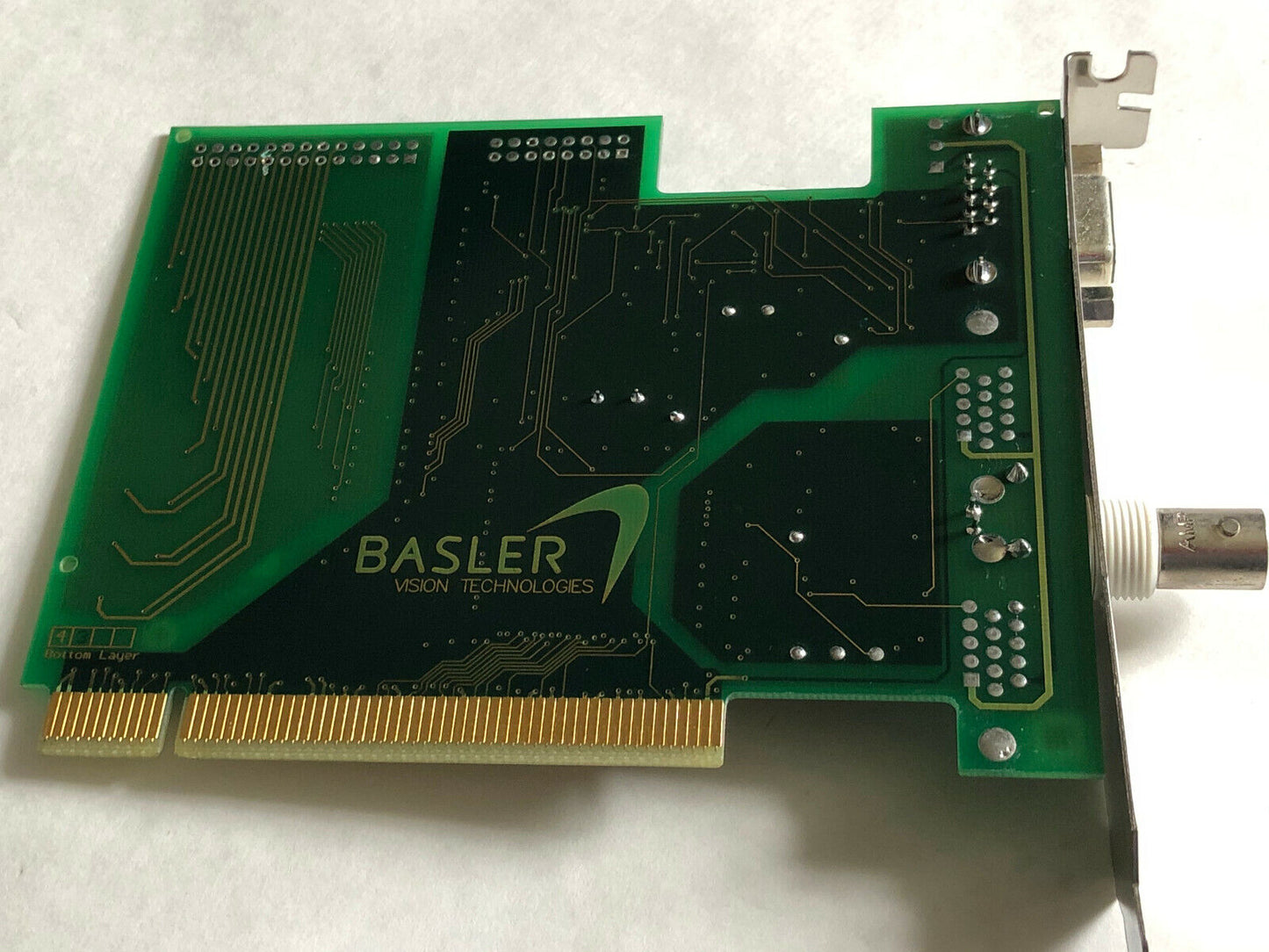 New Basler Fg1apci  V1.4 Analog Frame Grabber Cf018904,Ed012505 Pcb Card,Em