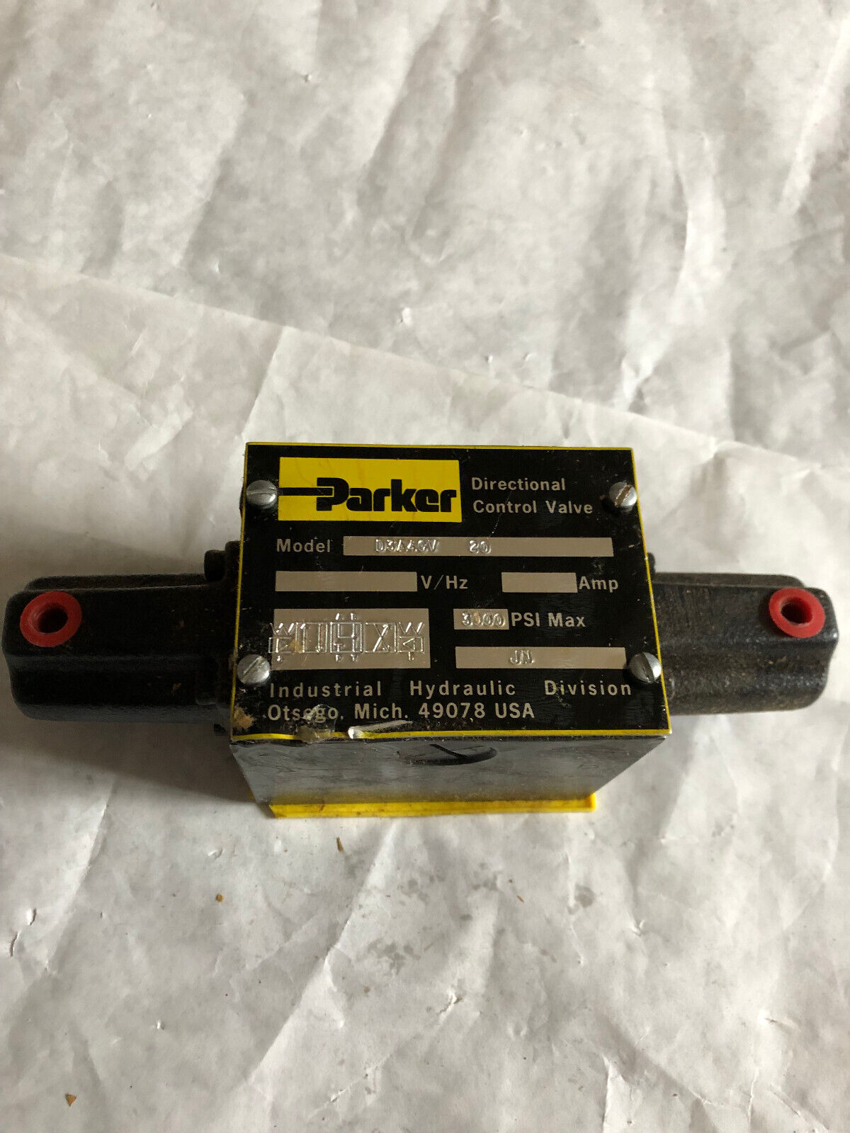 New Parker Hannifin D3a4cv 20 High Performance Directional Control Valve,Ak