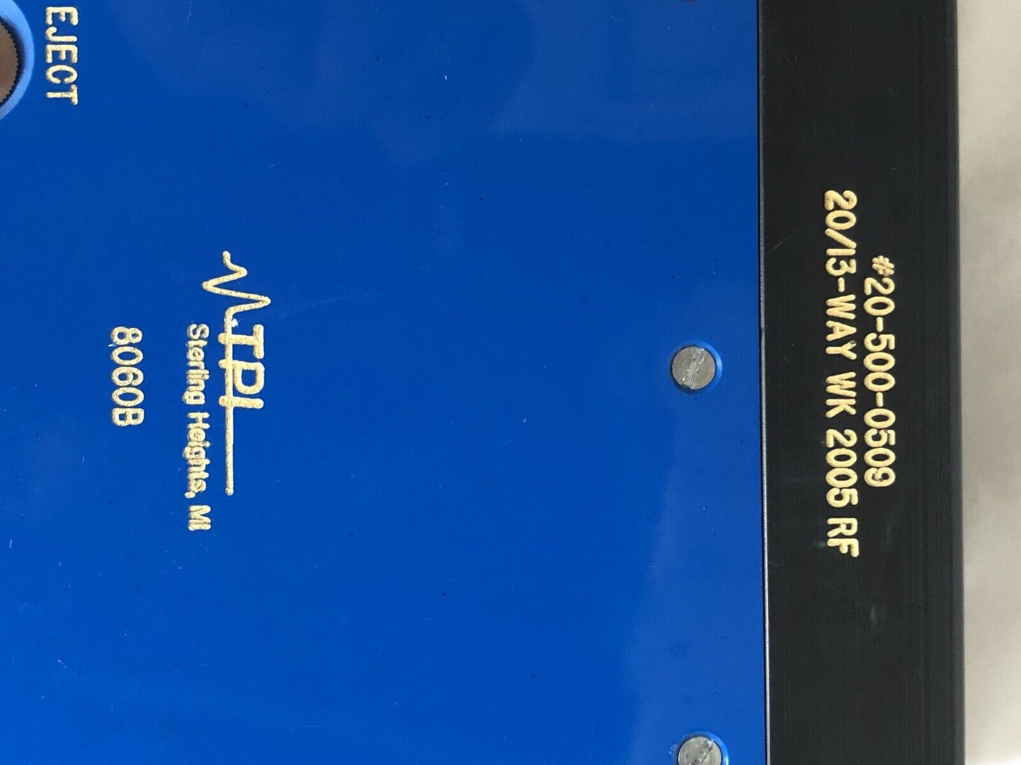 Tpi 8060B,20/13-Way-Wk-2005-Lf,20/13-Way-Wk-2005-Rf Test Connector 8060,Tm