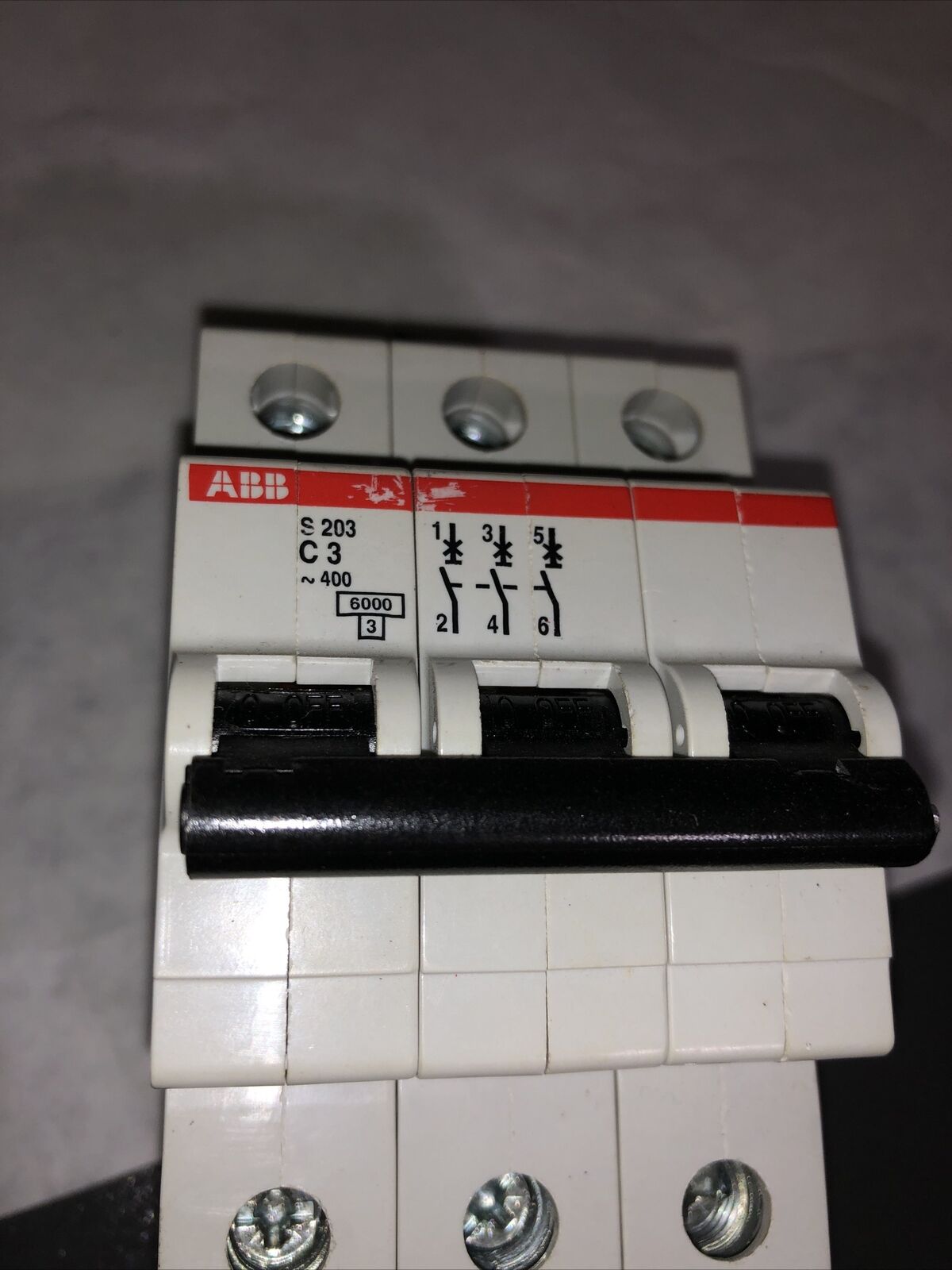 Abb S203-C3, 2Cd S253 001 R0034, S 203 C3  Circuit Breaker,Fg