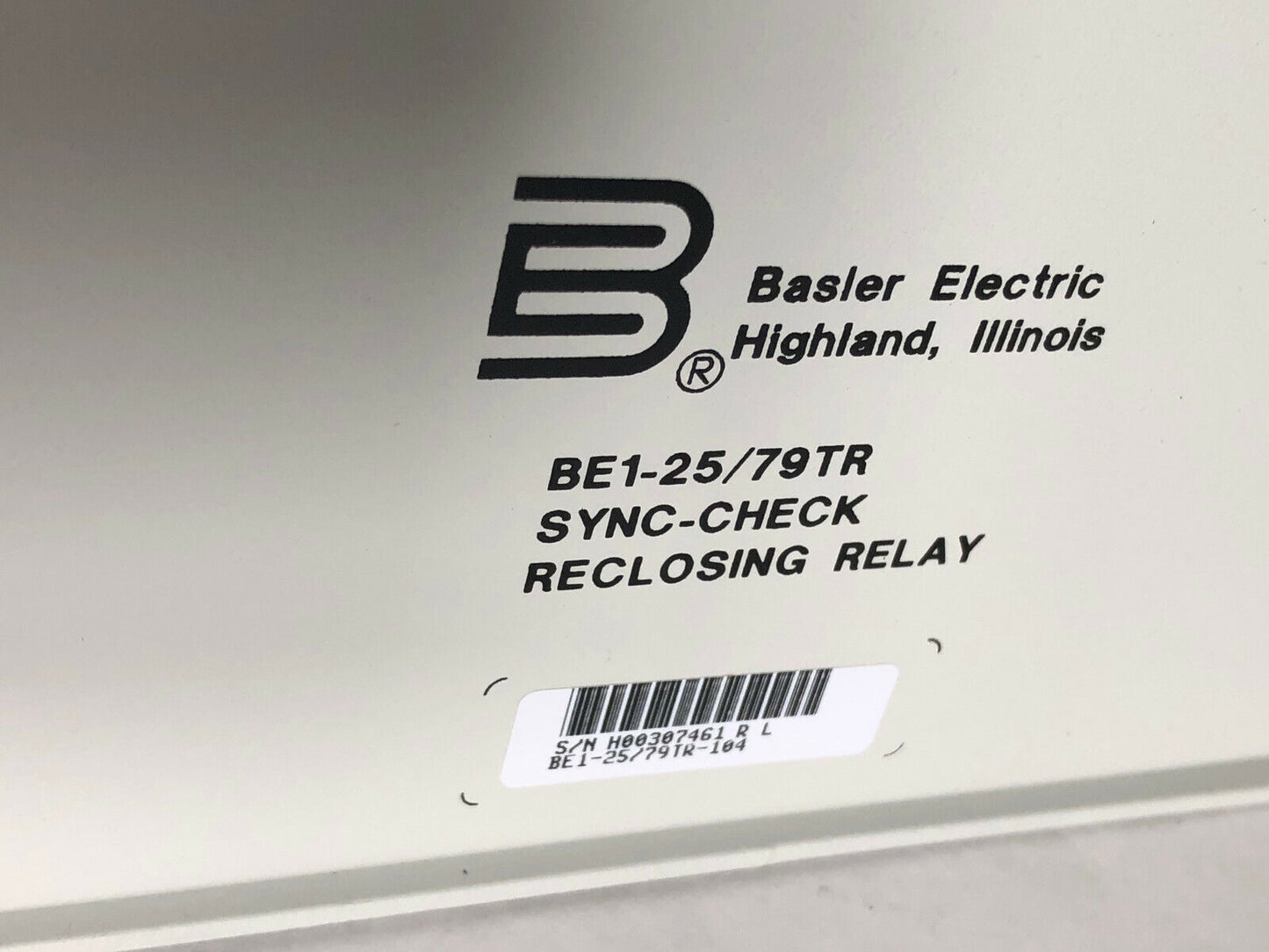 New Basler Be1-25/79Tr Control Sync-Check Reclosing Relay 9278700104,Be1,Dl
