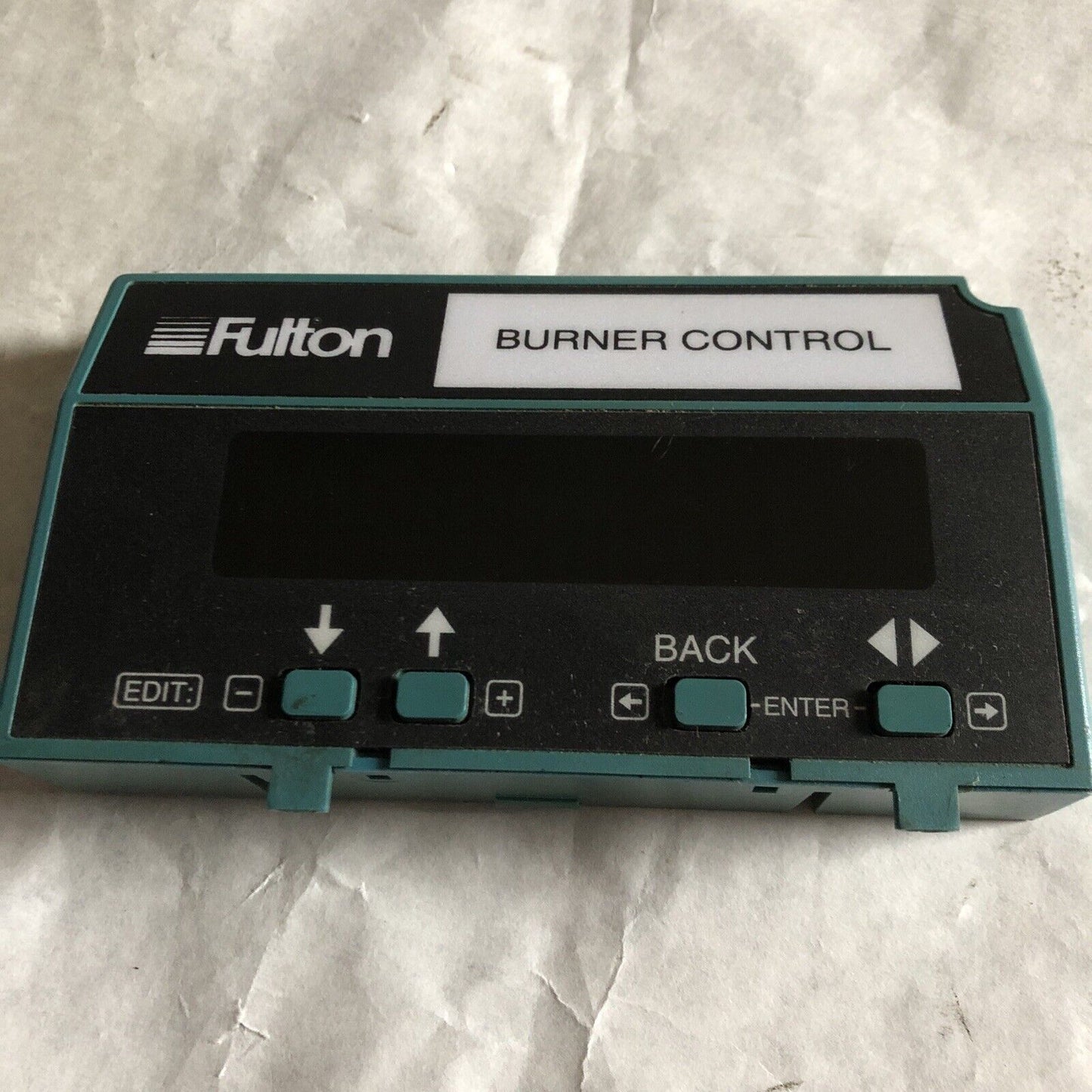 Fulton S7800a 1019 Burner Control English Keyboard Display S7800a1019,Aj