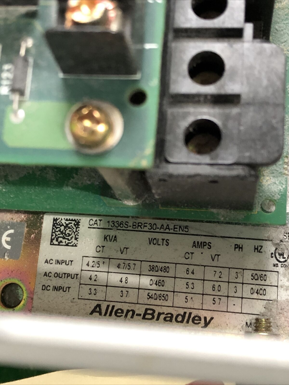 Allen Bradley 1336S-Brf30-Aa-En5 Ac Variable Speed Drive,42336-221-51,1336,Ap