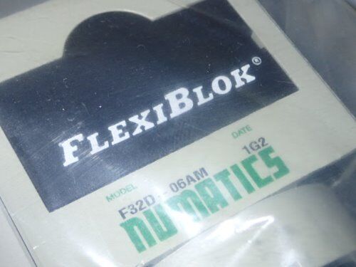 New Numatics 71005,F32b-06Am,Mvl32-06Y Flexiblock Lockout Valve Manifold,Df