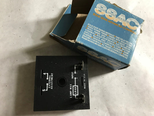 New Ts1314 Ssac 24Vdc 4 Second Solid State Time Delay Timer Relay 1Amp,1393,Ag