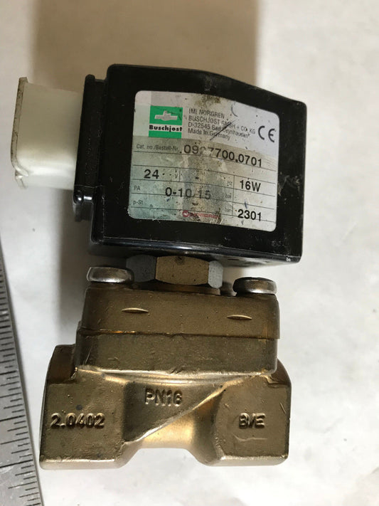 New Buschjost 0927700.0701 Gmbh 092770.0701 Solenoid Valve Iminorgren 24V,16W,Eo