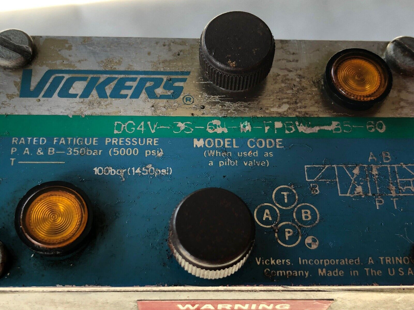 Vickers Dg5s82nm Fpbwlb530,Dg4v-3S-6W-M-Fpbwl-B5-60, Dg4v-3S-6N-M-Fpbwl-B5-60,Ap