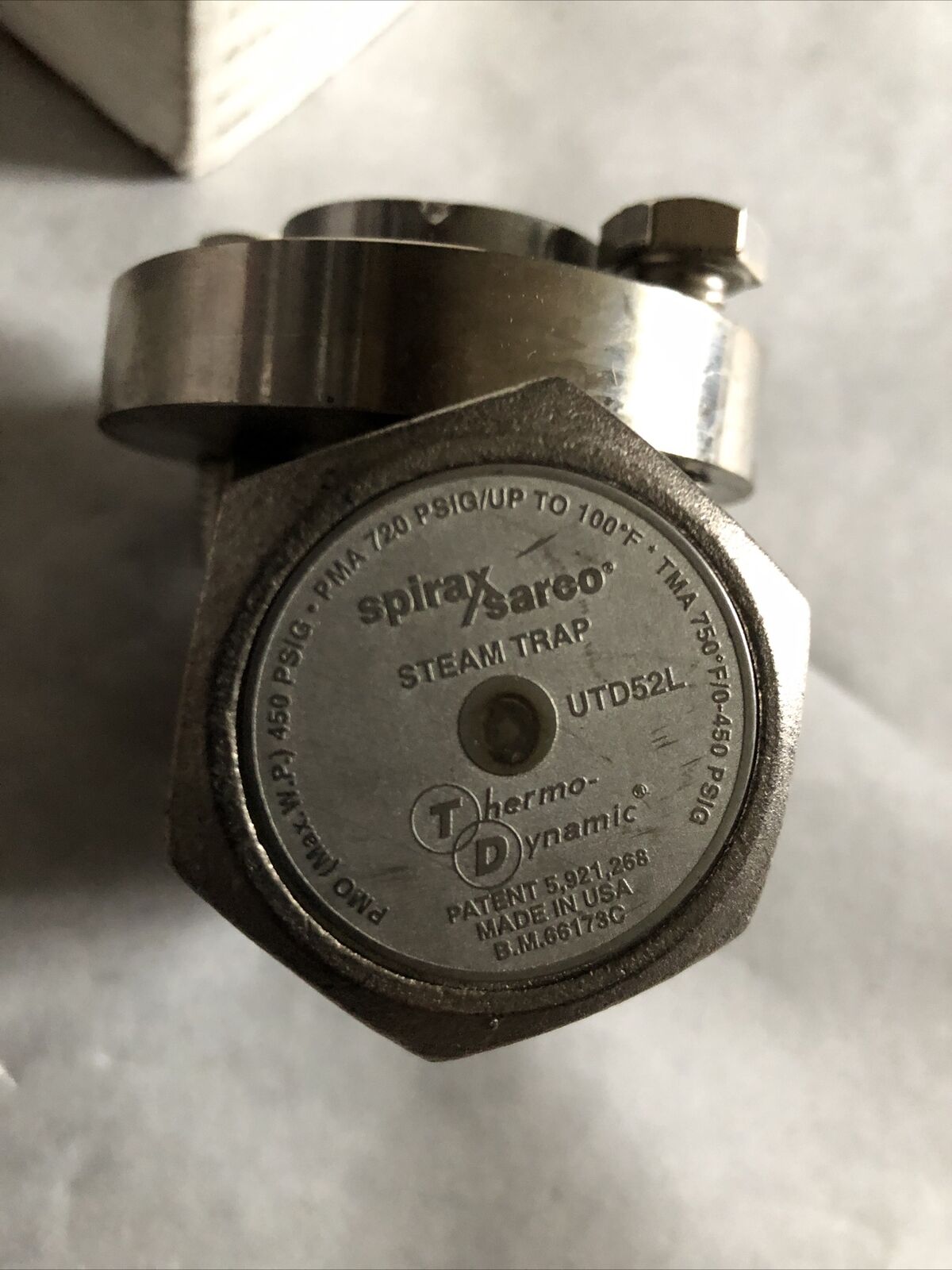 New Spirax Sarco Utd52l ,B.M. 66173 Thermodynamic Steam Trap  ,Bz