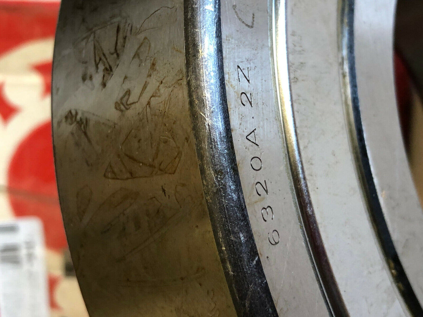 New Fag 6320Zr,6320A.2Z C3 Roller Bearing, 100Mm X 215Mm X 47Mm,6320A 2Z,Th