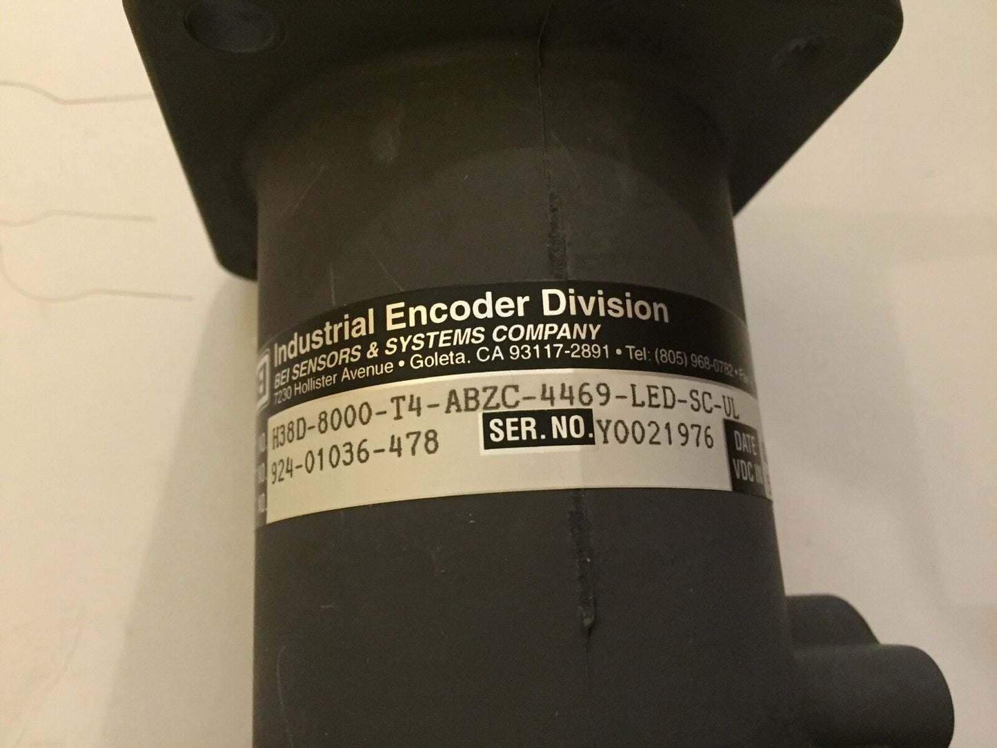 Bei H38d-8000-T4-Abzc-4469-Led-Sc-Ul,924-01036-478 Expolsion Proof Encoder,Ba