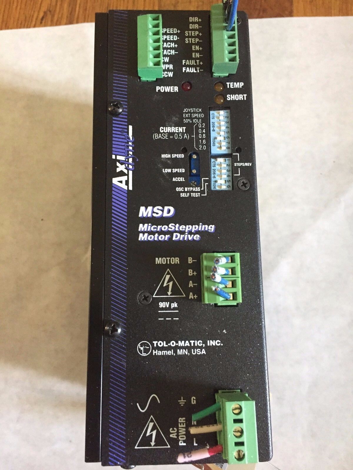 Tolomatic B3s#311599 Microstepping Motor Drive,Msd,Ak