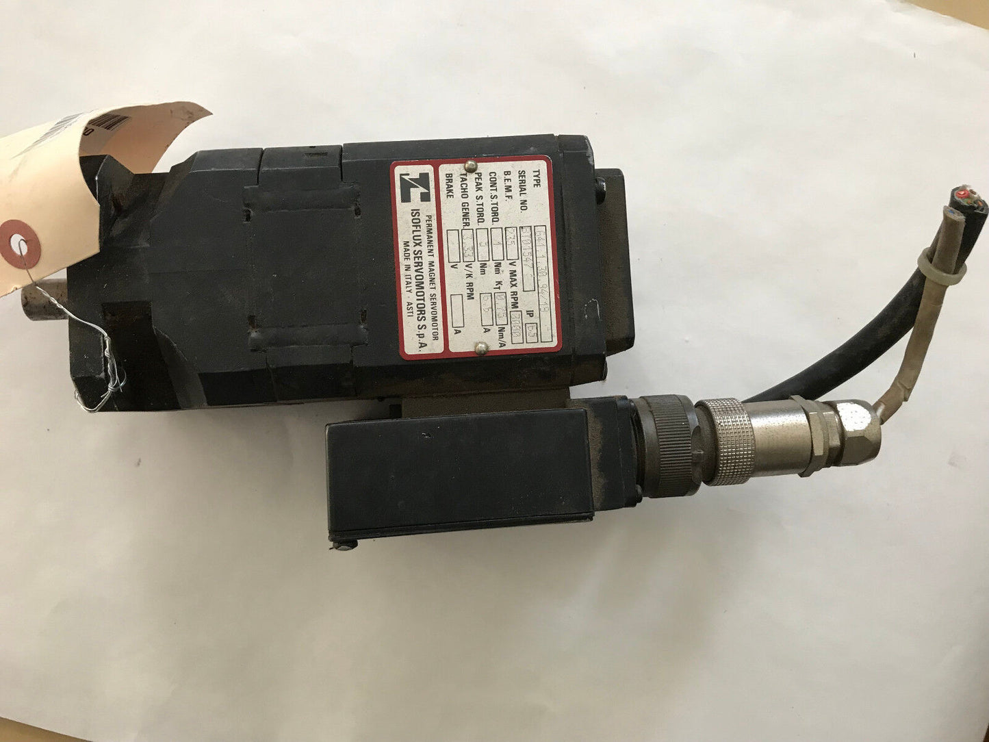 Isoflux 641.1.30.94/18 Servo Motor, 3000-Rpm, 235A, 6.6A,641.1.30.94/19,St,Ap