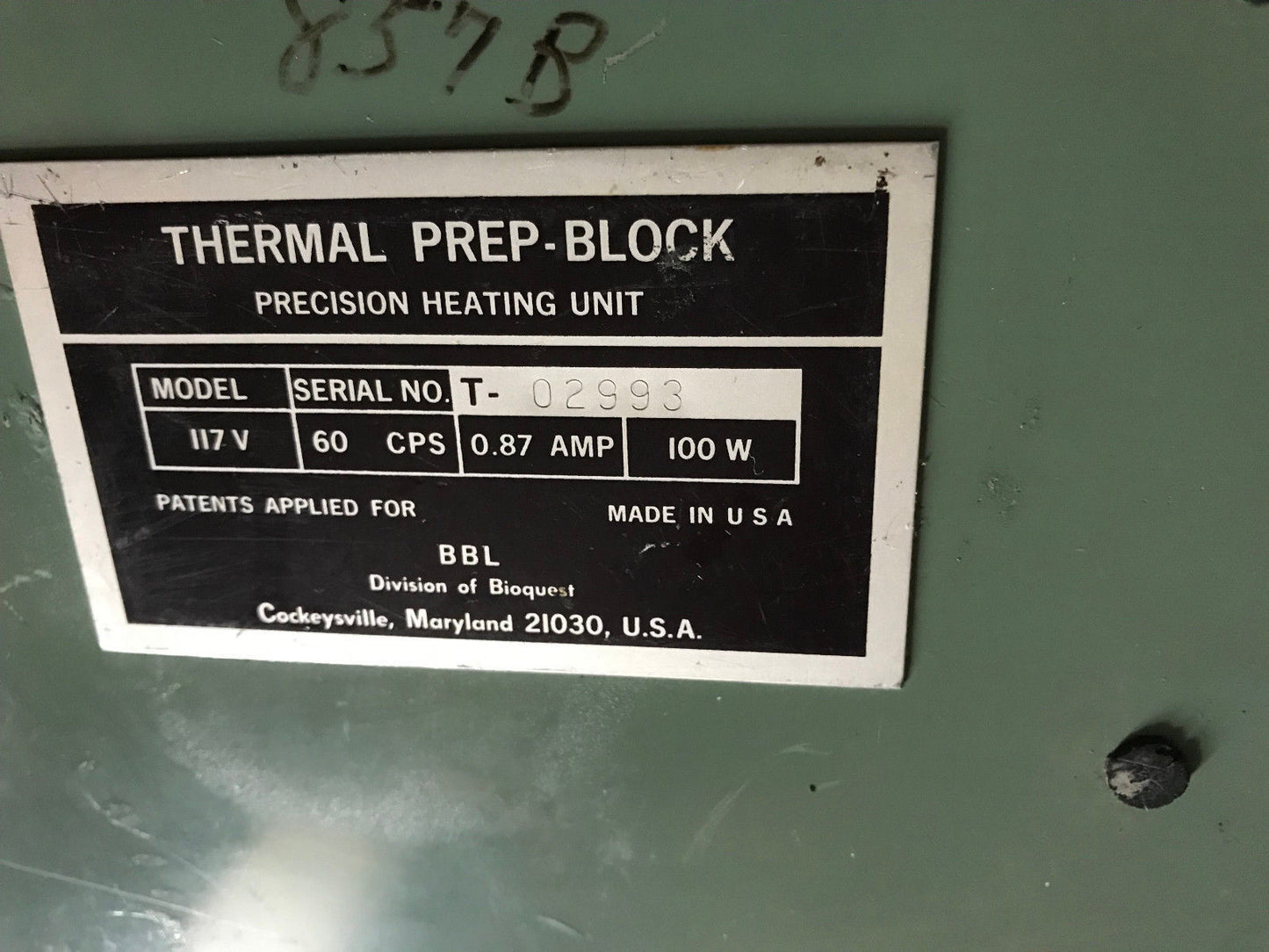 Fibrosystem 117 V,Thermal Prep-Block 117V,117-V Precision Heating Unit,Si