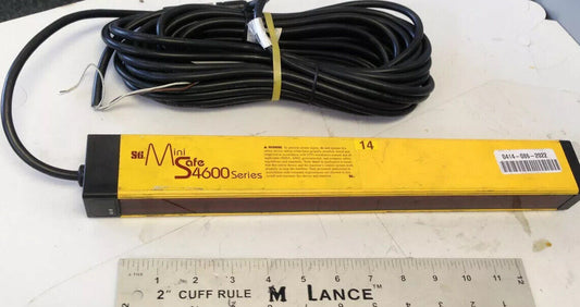 New Sti Ms46-14-350-Q1-X Safety Light Curtain Transmitter,350Mm,70157-1073,Fi
