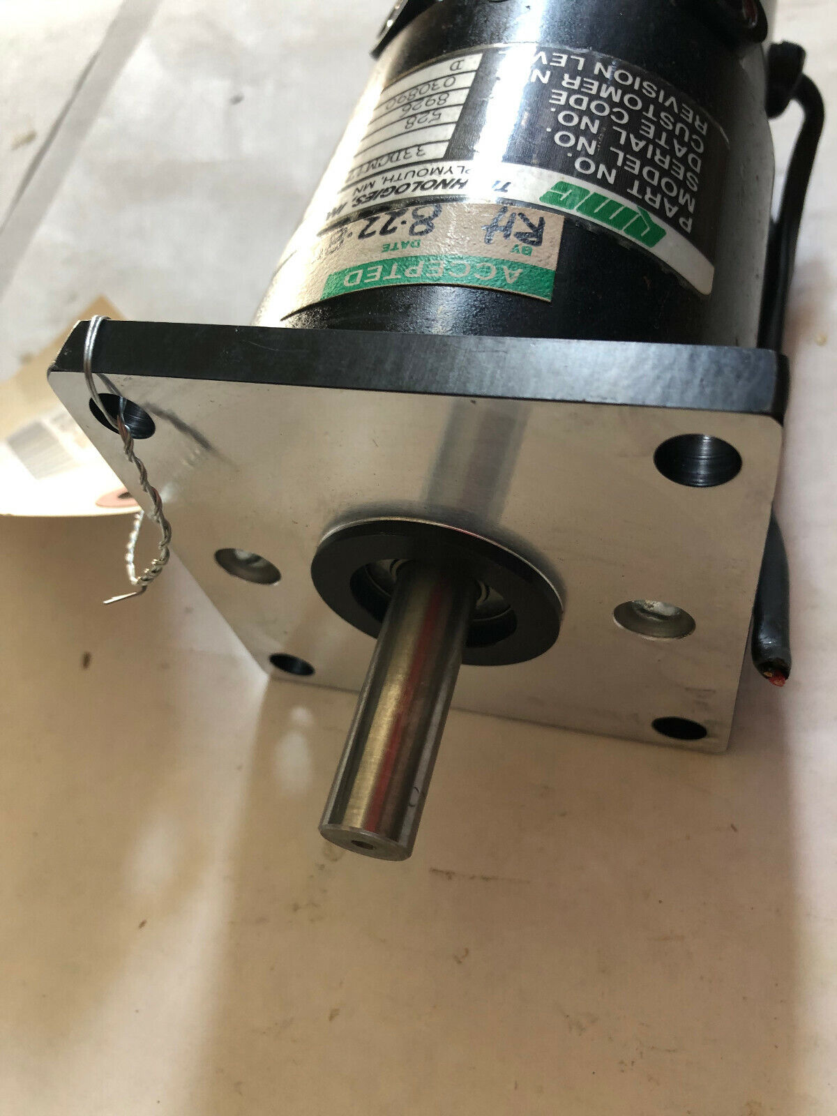 Qmc Tech 33Dcm1737-1,Qmc Technologies 33Dcm1737-1 Servo Motor,Aa