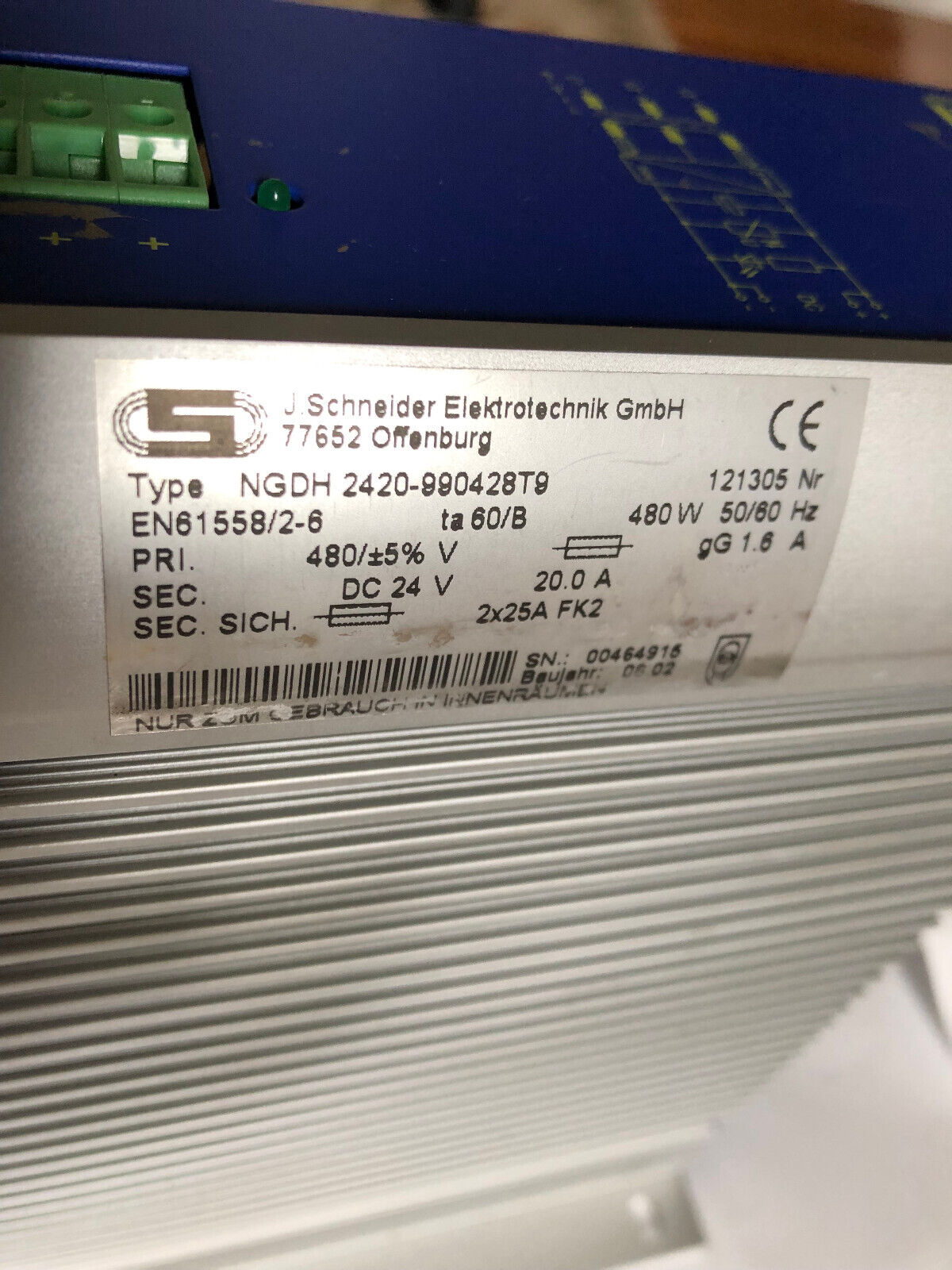 New Akkutec Ngdh 2420-990428T9 Switch Bank Power Supply,Tretec 2420990428T9,An