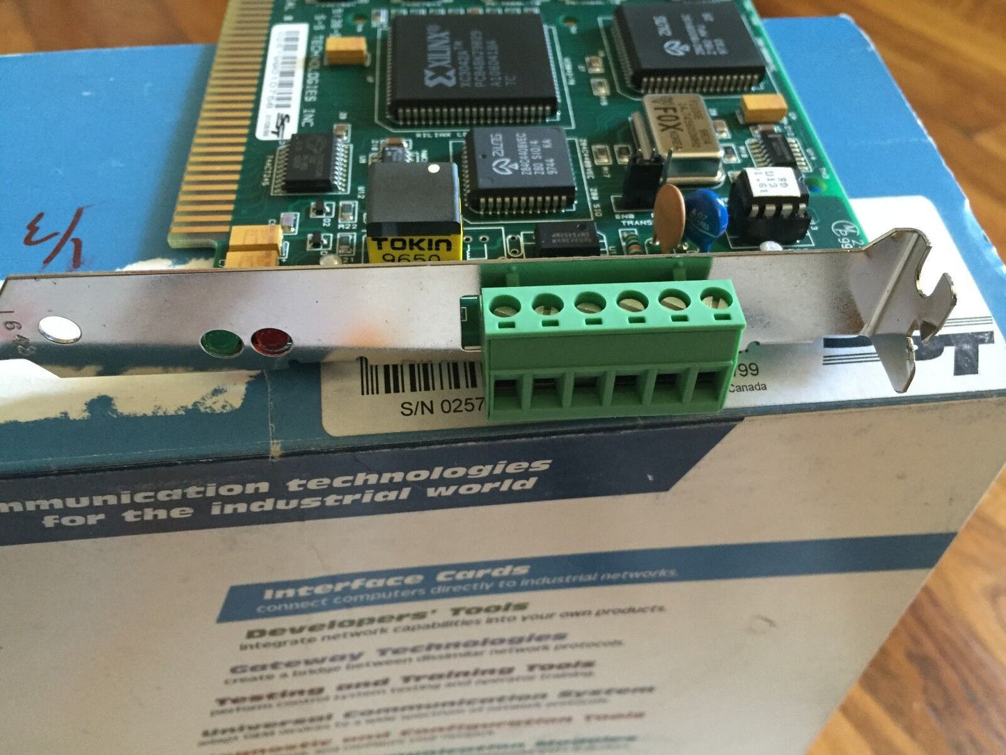 New Sst 5136-Sd,1643,S-S Technologie Network Interface Card Z180 Processor,Fg