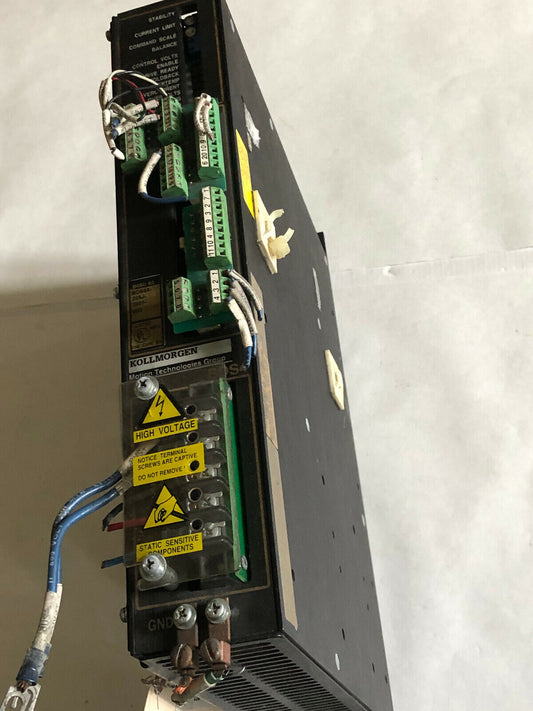 Kollmorgen Bds4a-203J-0001Wo Ac Servo Drive, 230 Vac, 3 Phase, 3 Amp,Di