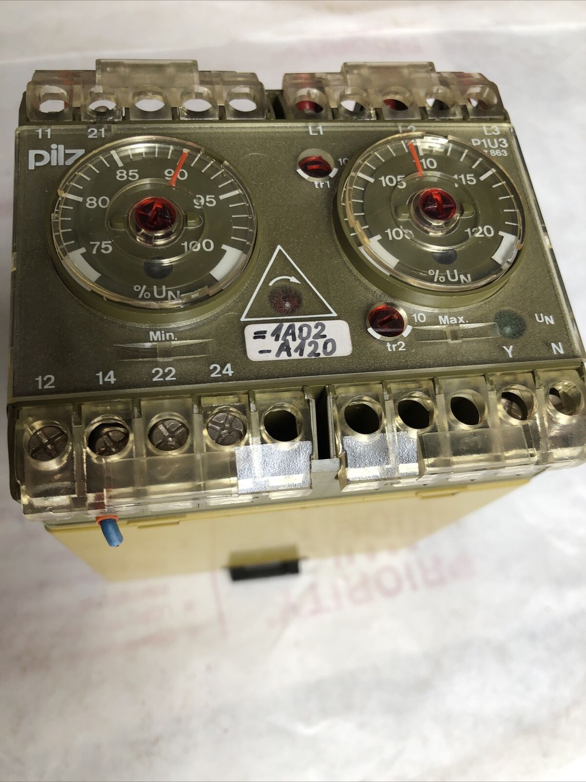 Pilz P1u3,Pilz P1u3/400V /2U Safety Relay 3X400v, 3.5A, 250V 5A,Fm