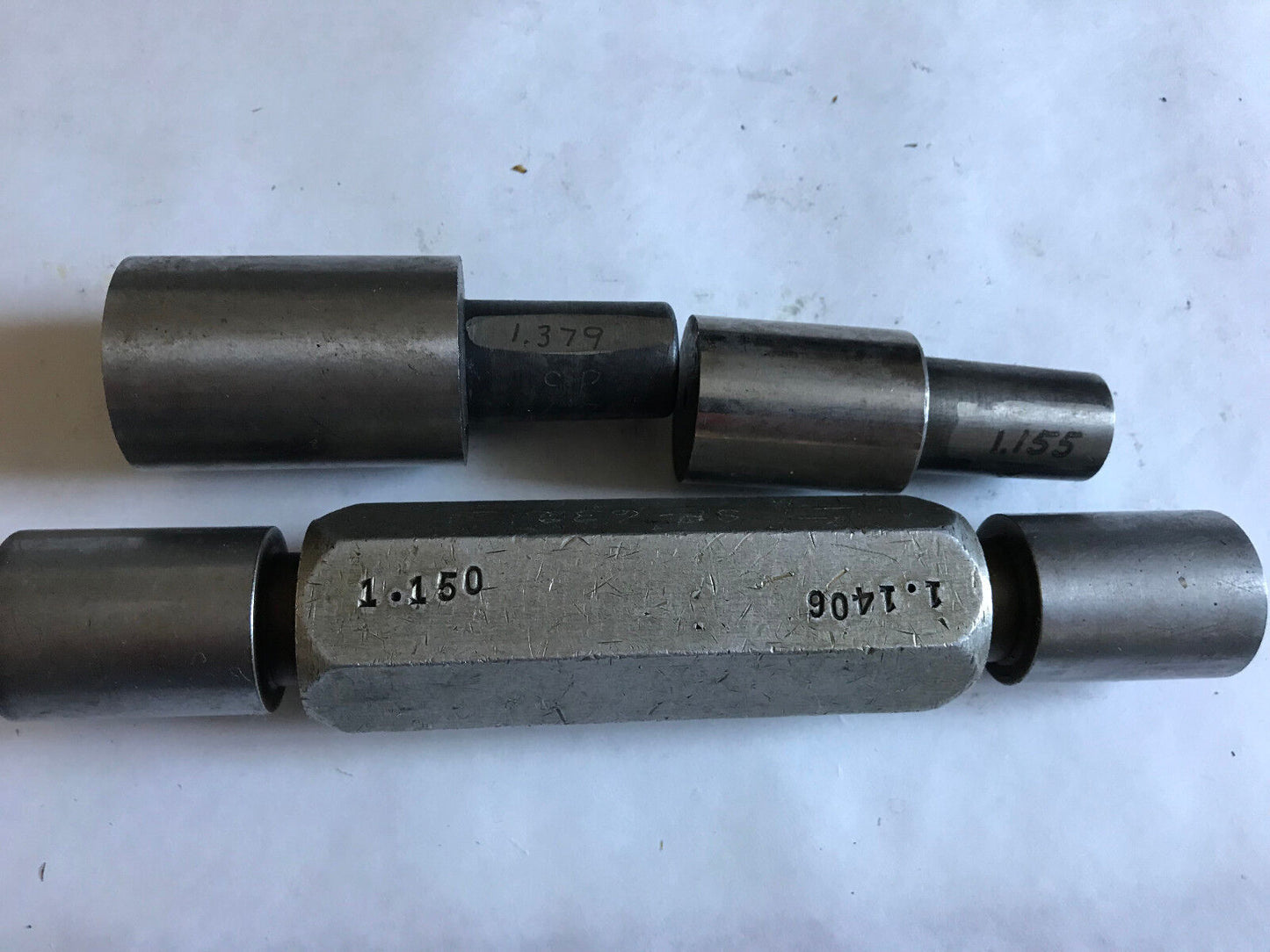 Lot The Pipe Machinery Go No Go Plug Gage 1.150,1.1406,1.155,1.379,Sh