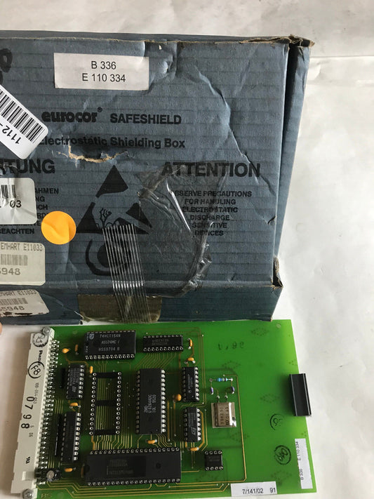 New Emhart/Warren B 336 E 110 334  Welding Control E110334 Board,Sh