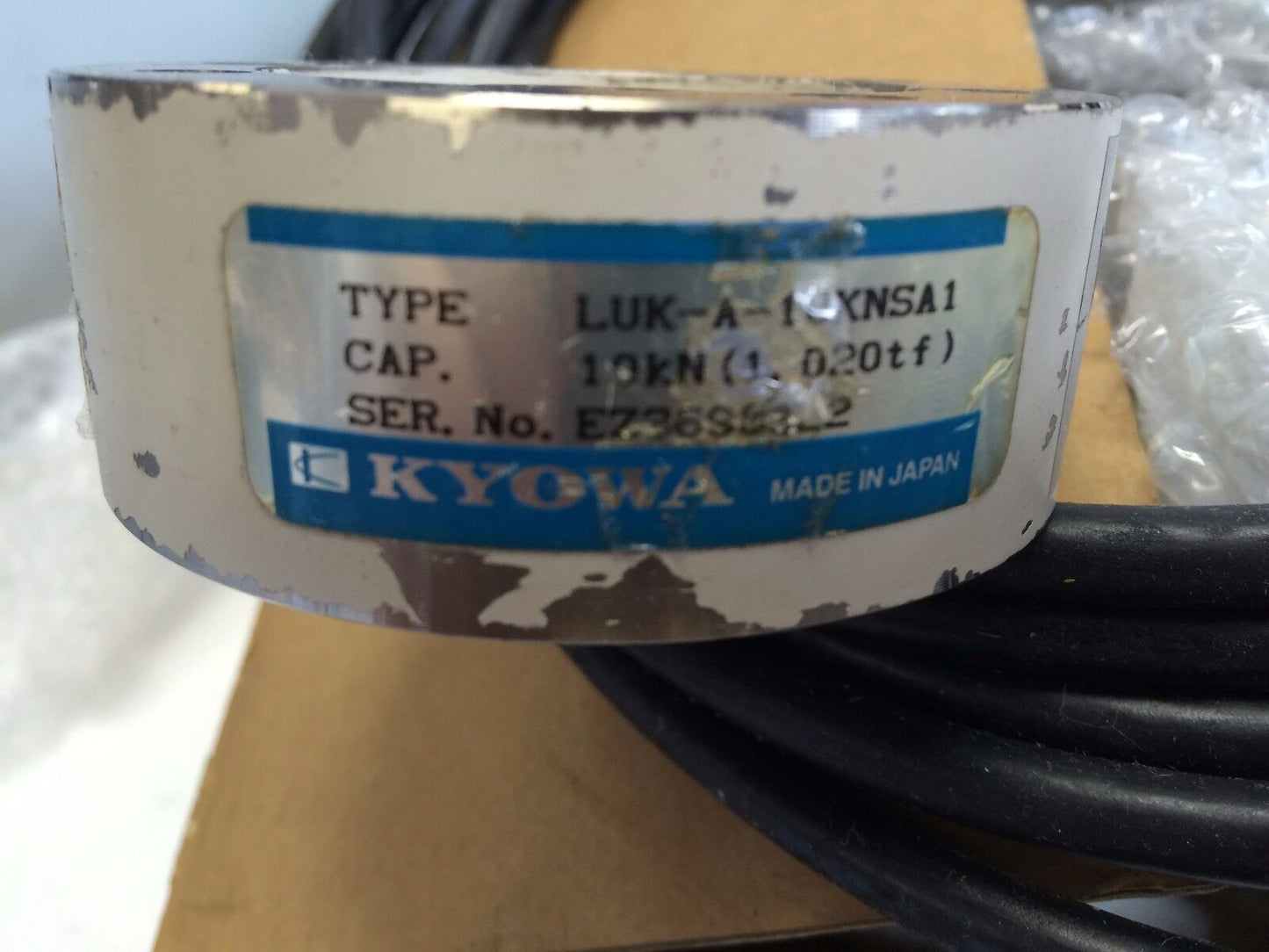 Kyowa Luk-A-10Knsa1 Tension/Compression Load Cell,Amp-3 10 Kn,Tm