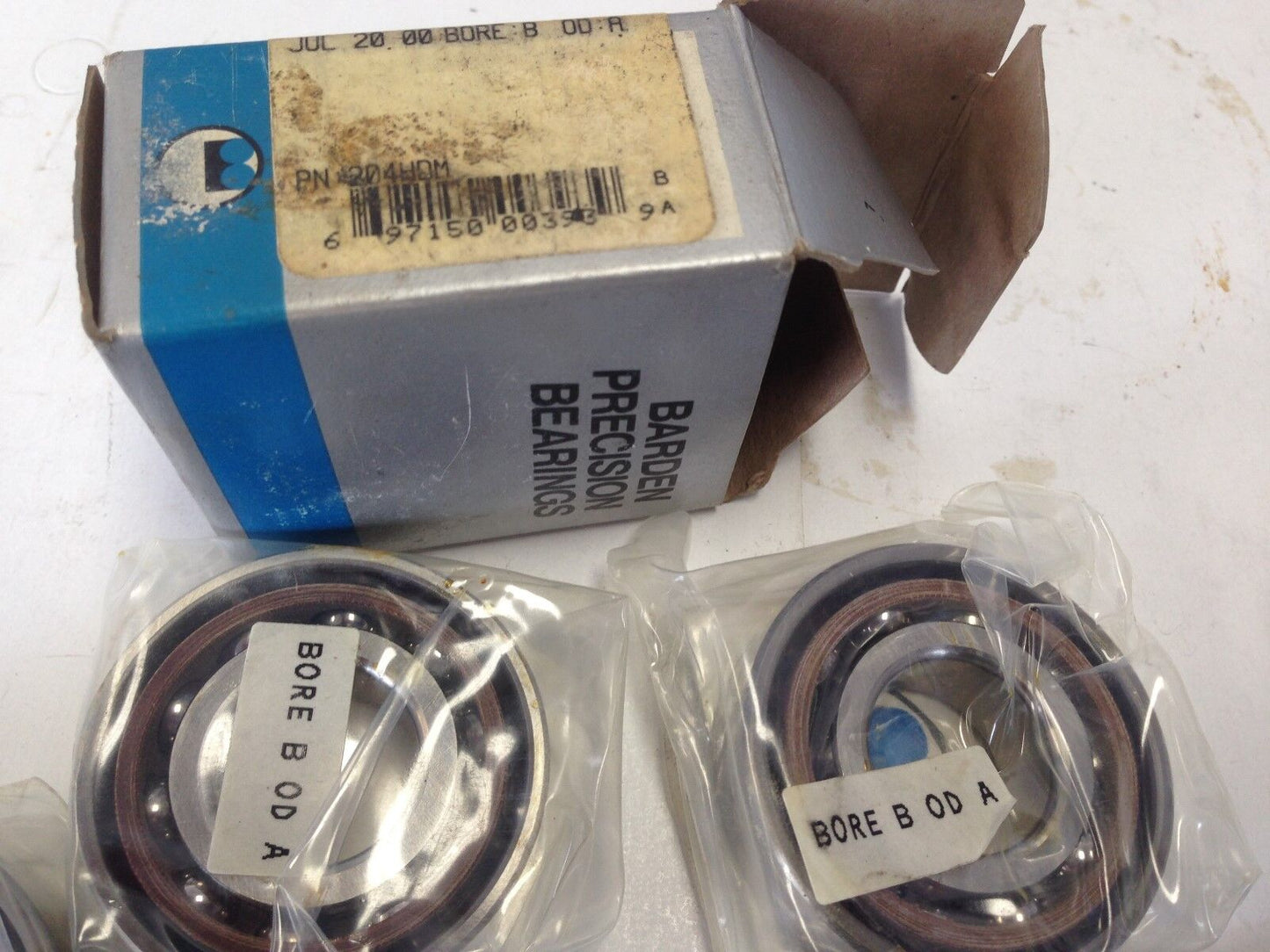 New Barden 204Hdm Super Precision Bearings,20 X 47 X 14Mm Thrust Usa,Dk