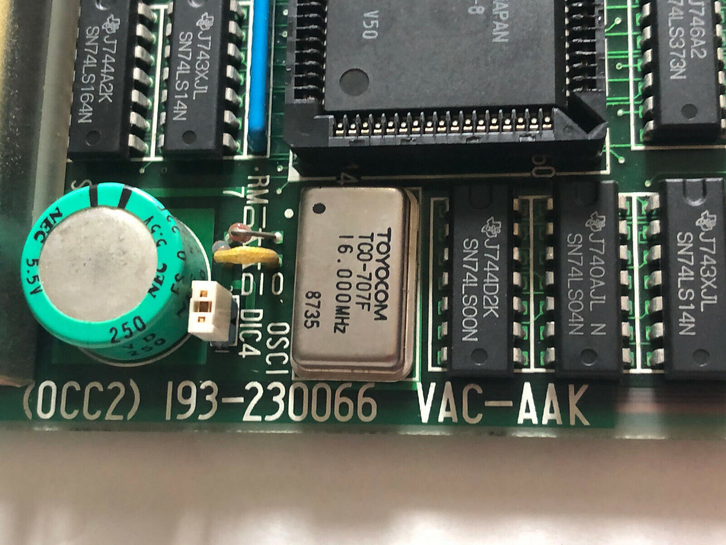 Nec 0Cc2 193-230066 Vac Aak,Tg3093 Cnc Control Circuit Board,Sc