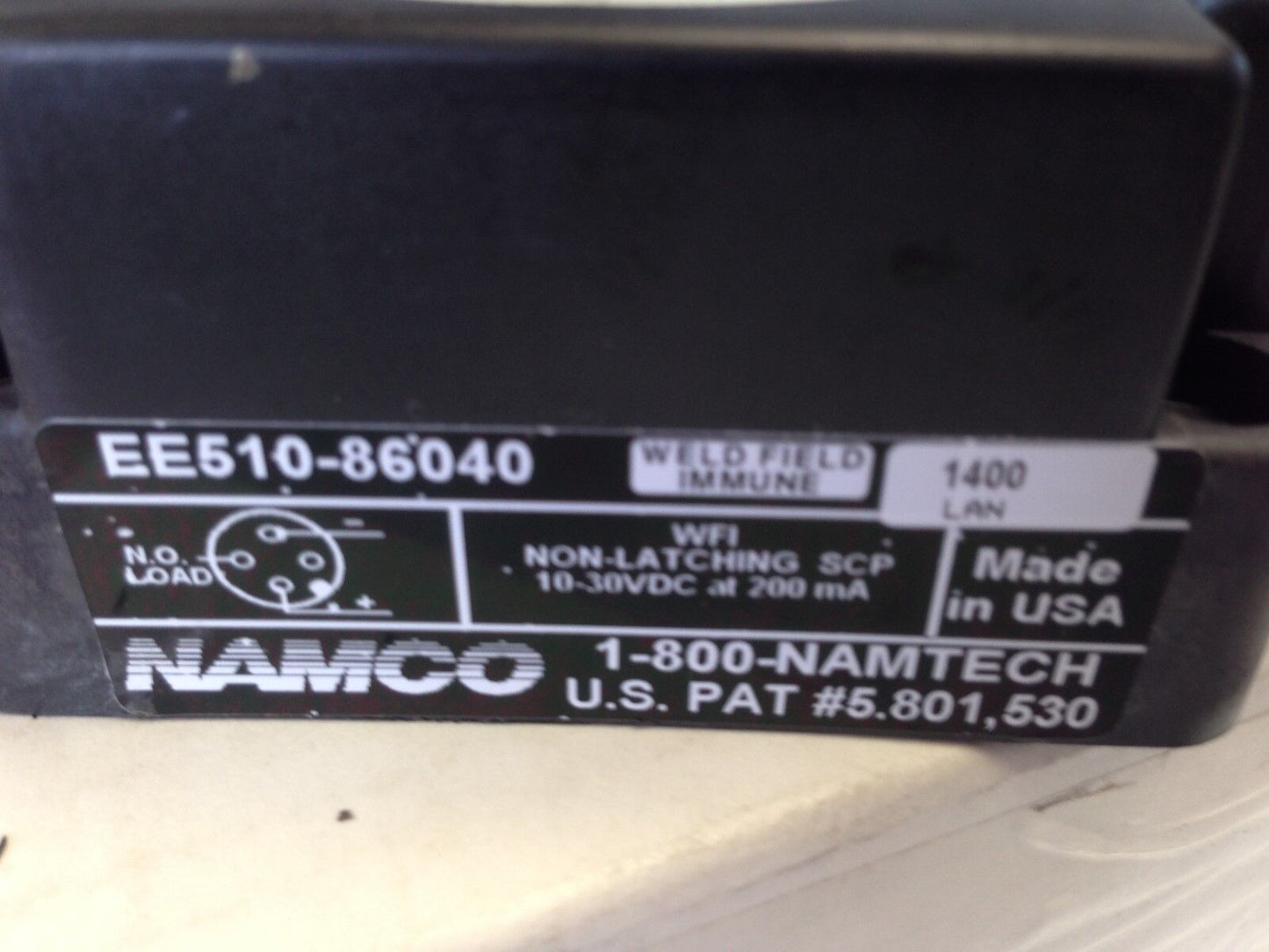 New Namco Ee510-86040 Proximity Switch 40Mm Sh Fp 3Wdc No Nlscp Eur,Fk
