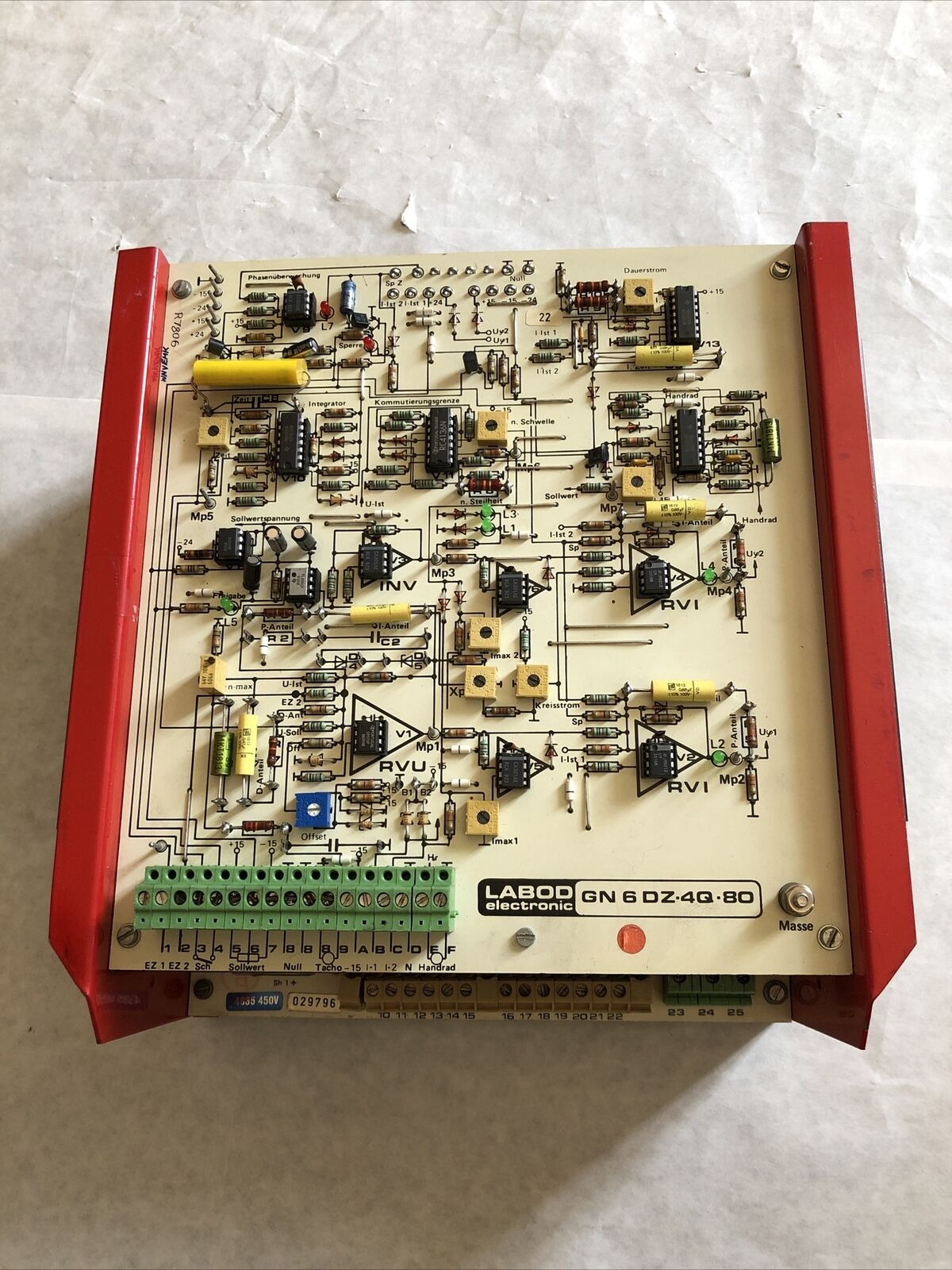 Labod 121 Gn 6 Dz 160/175-24-4Q80,Thyristor-Regler Gn 6 Dz 4Q 8O,2310-0362 R,Bz