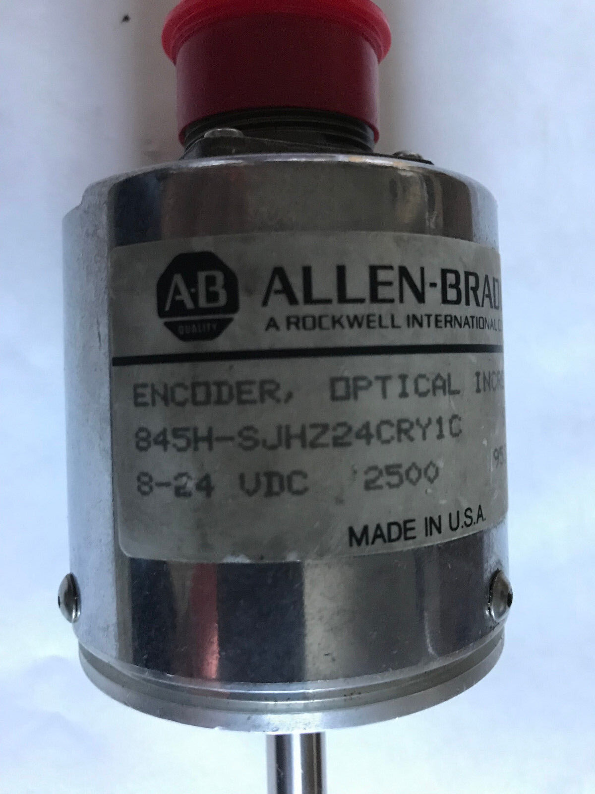 A-B Allen-Bradley 845H-Sjhz24cry1c Optical Encoder Incermen,Et