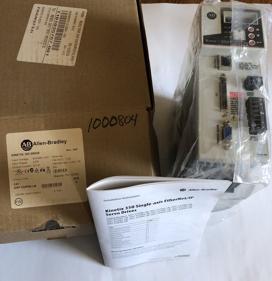 New Allen Bradley 2097-V34pr6-Lm Kinetix 350 Servo Drive,2097 V34pr6lm,Ec