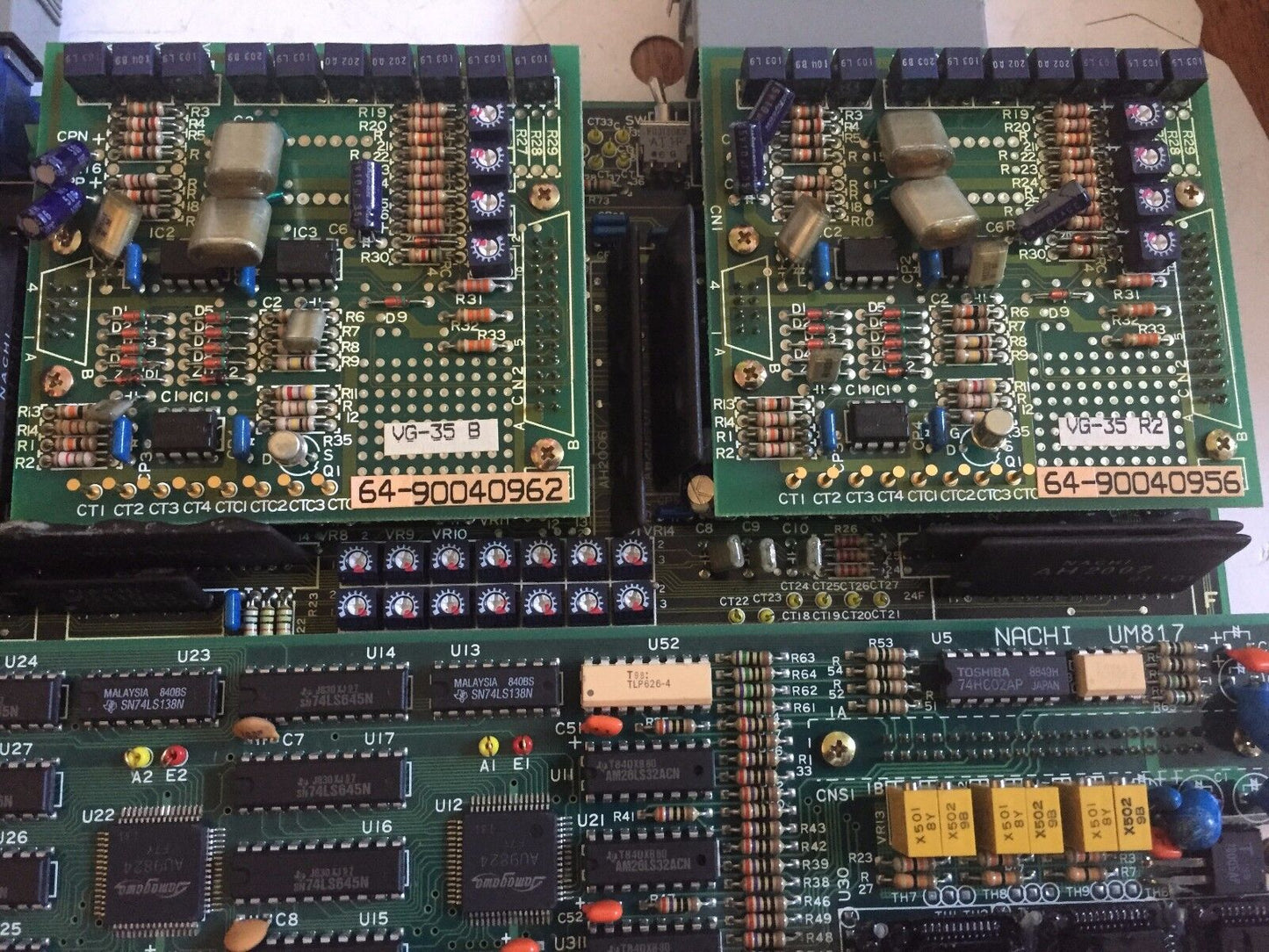 Nachi Um806a,Um817 Jamagawa Au9840 Z2-32,Vg-35 R1,Vg-35 R2 Board,Bx,Cu