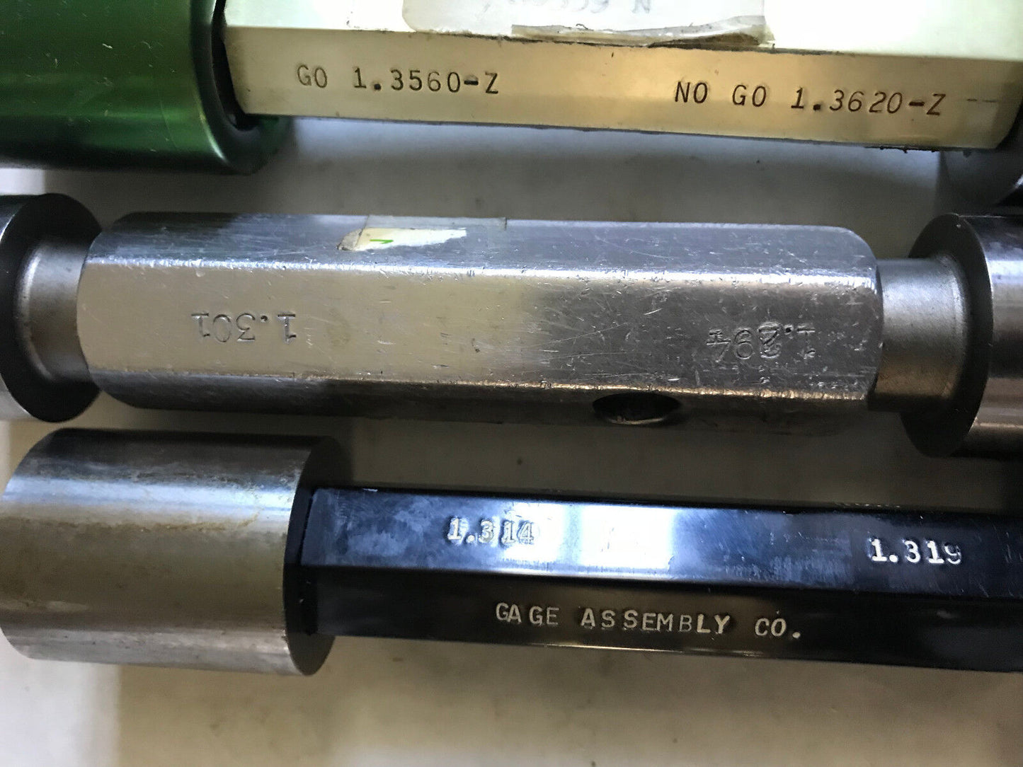 Lot Plug Gage Go Nogo Van Keuren .1.314,1.319,1.294,1.301,1.3560-Z,1.3620-Z,Es
