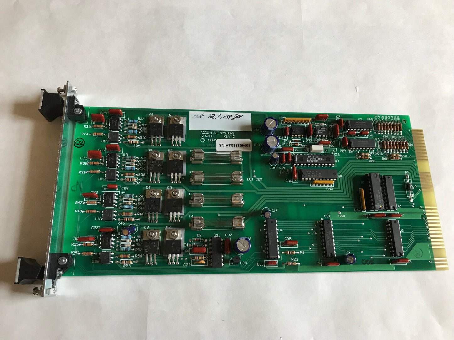 New Accu-Fab Afs3660,1290 Analog I/O Card 3660, 16 Inputs, 4 Outputs,3660,Sb