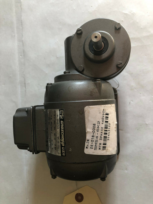 New Groschopp 5905744 Wk 0513501,Emw 5905744 ,E 25 Worm Gear Motor,Ck