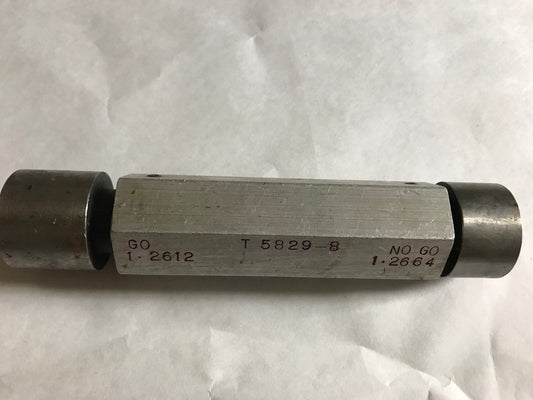 The Pipe Machinery Inspection Gage Go No Go Plug Gauge 1.2612 1.2664,Et