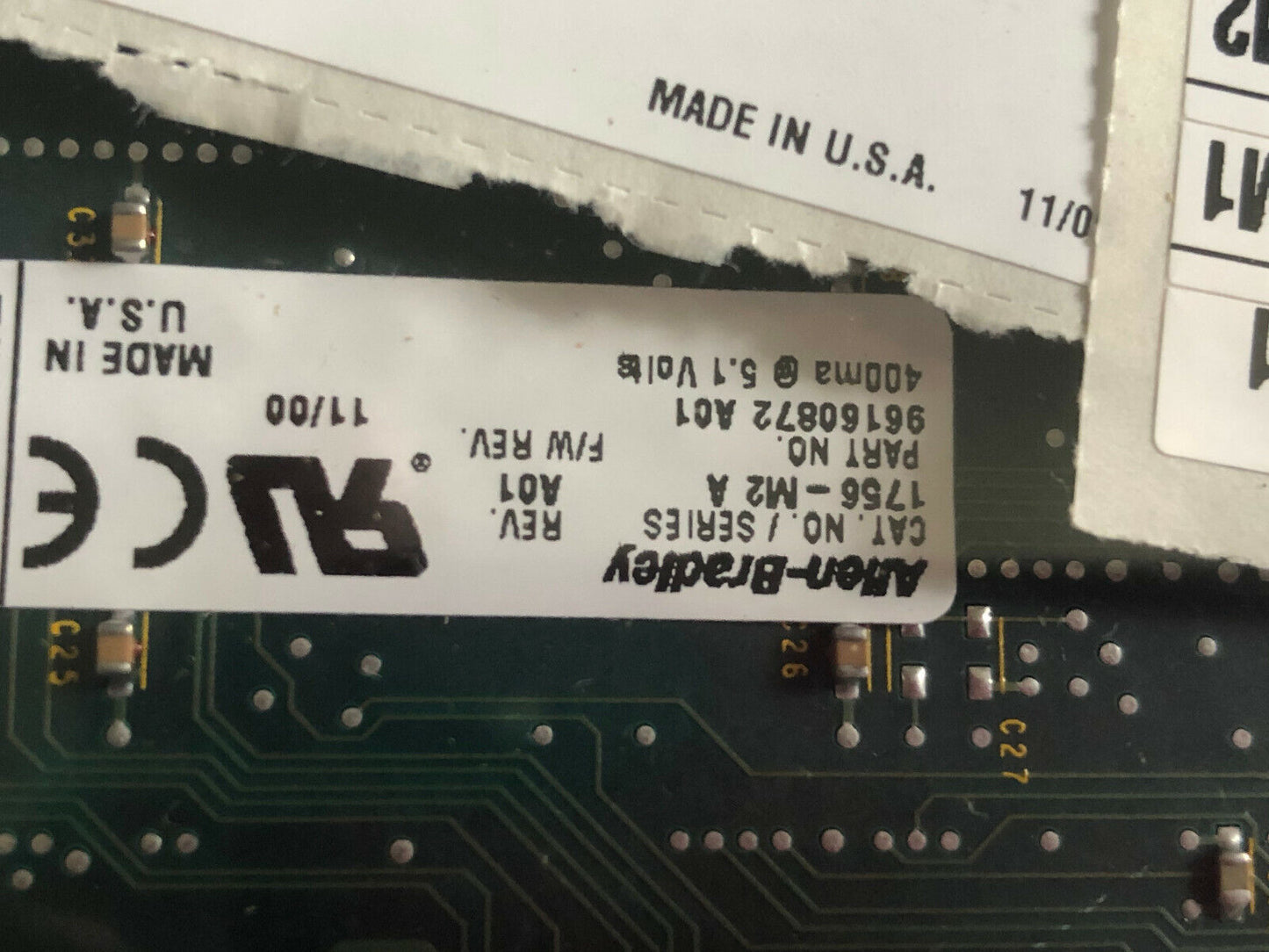 New 1756 M2 A,96160872 Controllogix 1Mbyte Words Memory Module,Eh
