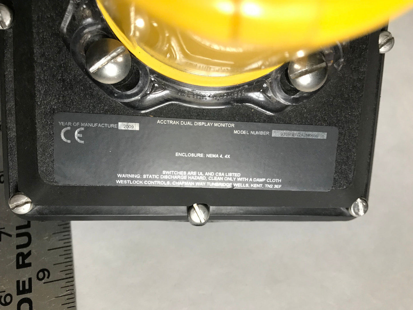 New Westlock 9368Nby2a2m0600 Dual Display Valve Monitor 9358Nby2a2m0600,Sh